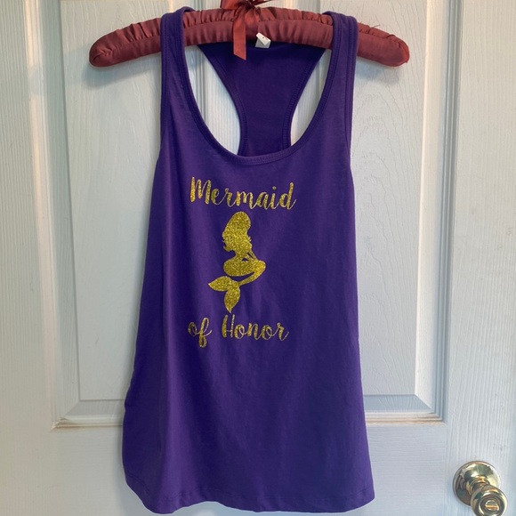 Mermaid of Honor- Racerback Tank Top - Picture 1 of 2